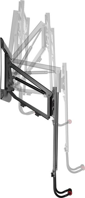 Digital Data Communications Pull-Down Wandhalterung für Flachbildschirme, Schwarz, für Bildschirmgrößen 43-70 Zoll (109,2-177,8 cm) - Bild 1