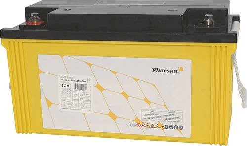 Phaesun Sun-Store 150 Solaarakku 12V 154Ah Blei-Vlies AGM mit M8-Schraubanschluss B/H/T: 40,8 x 22,5 x 17,7 cm - Bild 1