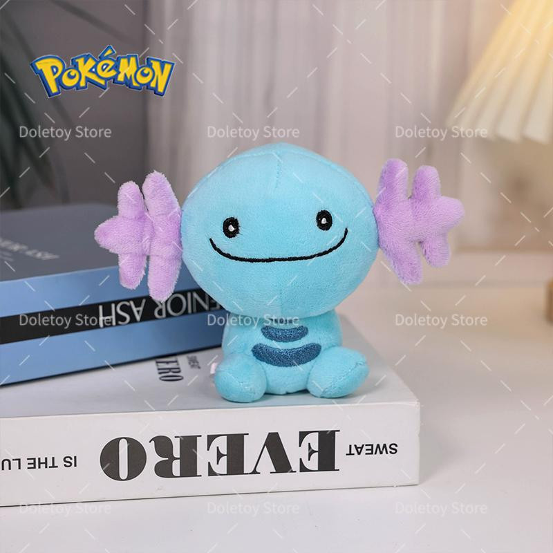 Yiran toy 1 Pokemon Plüschtier Wooper Kangama Minun Plusle Phantump Klonklo mit leuchtenden Augen weiches Stofftier - Bild 2