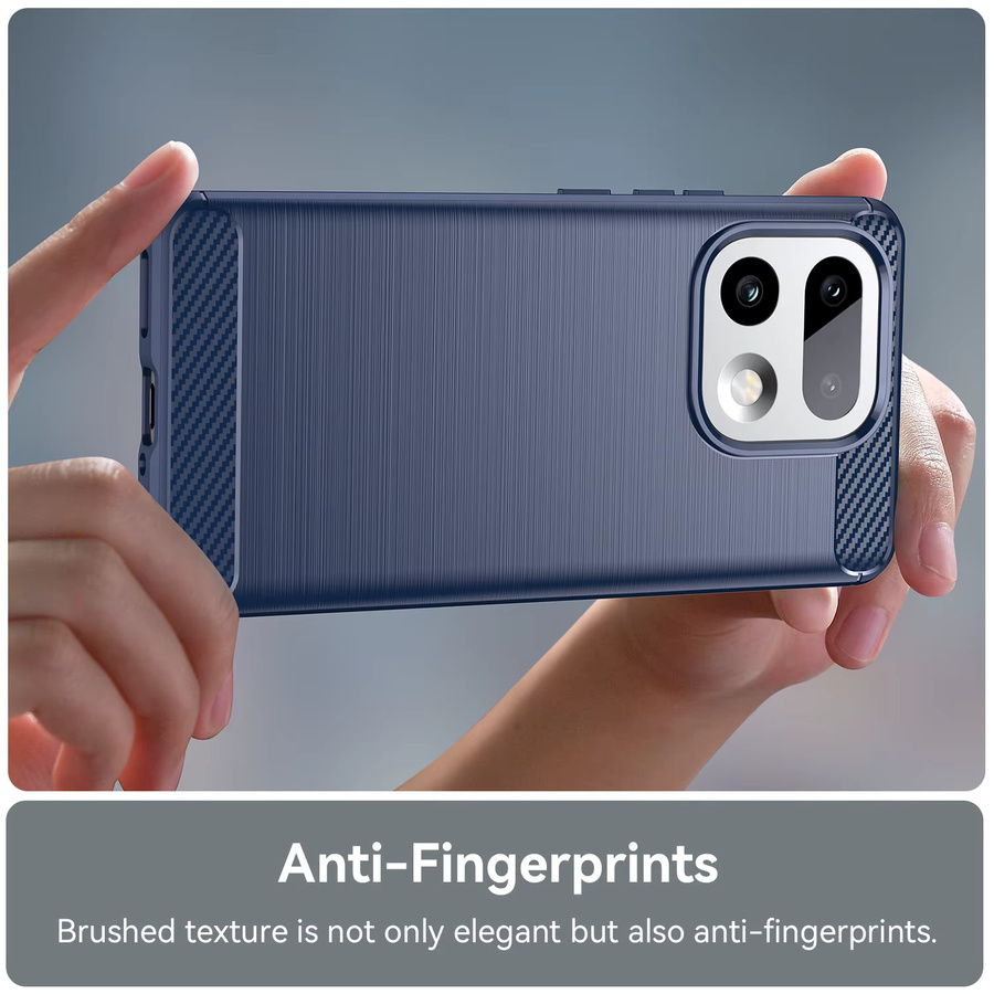 Realme Handyhülle aus Soft-TPU-Silikon mit Carbonfaser-Design für Realme 16 15 14 13 Pro Plus 14X GT7 Pro GT6T GT7T GT6 in Schwarz und Blau - Bild 5