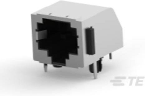 TE Connectivity Standard Modular Jack 5406429-1 in Weiß - Bild 1