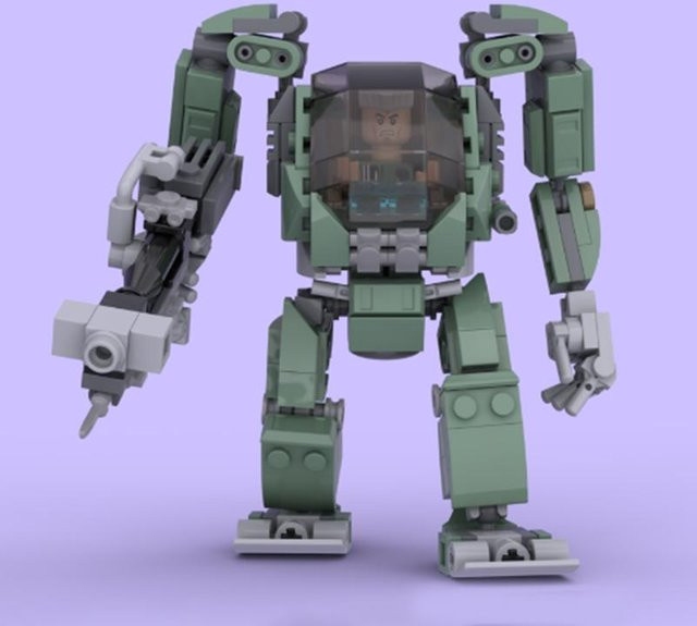 Binchi Keji Travel Mecha Roboter Baustein Set, Weltraum, Grau, ab 14 Jahren - Bild 1