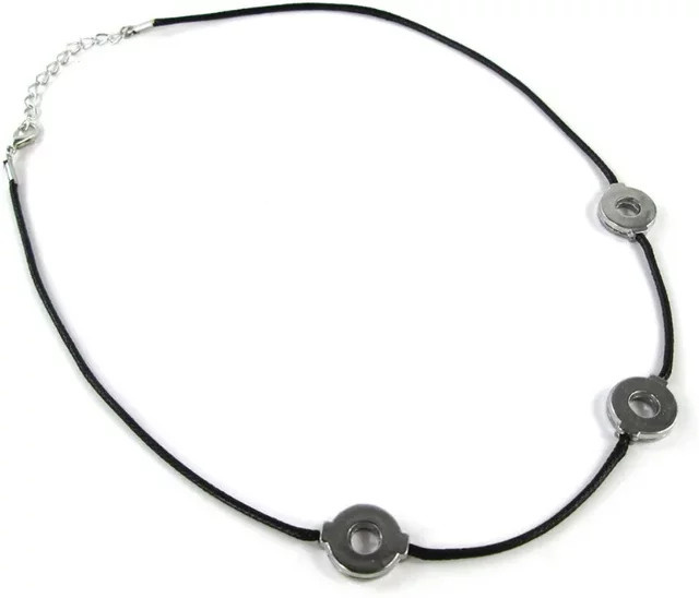 Bandai Halskette Anhänger, Titan Stahl, Silber, Unisex - Bild 1