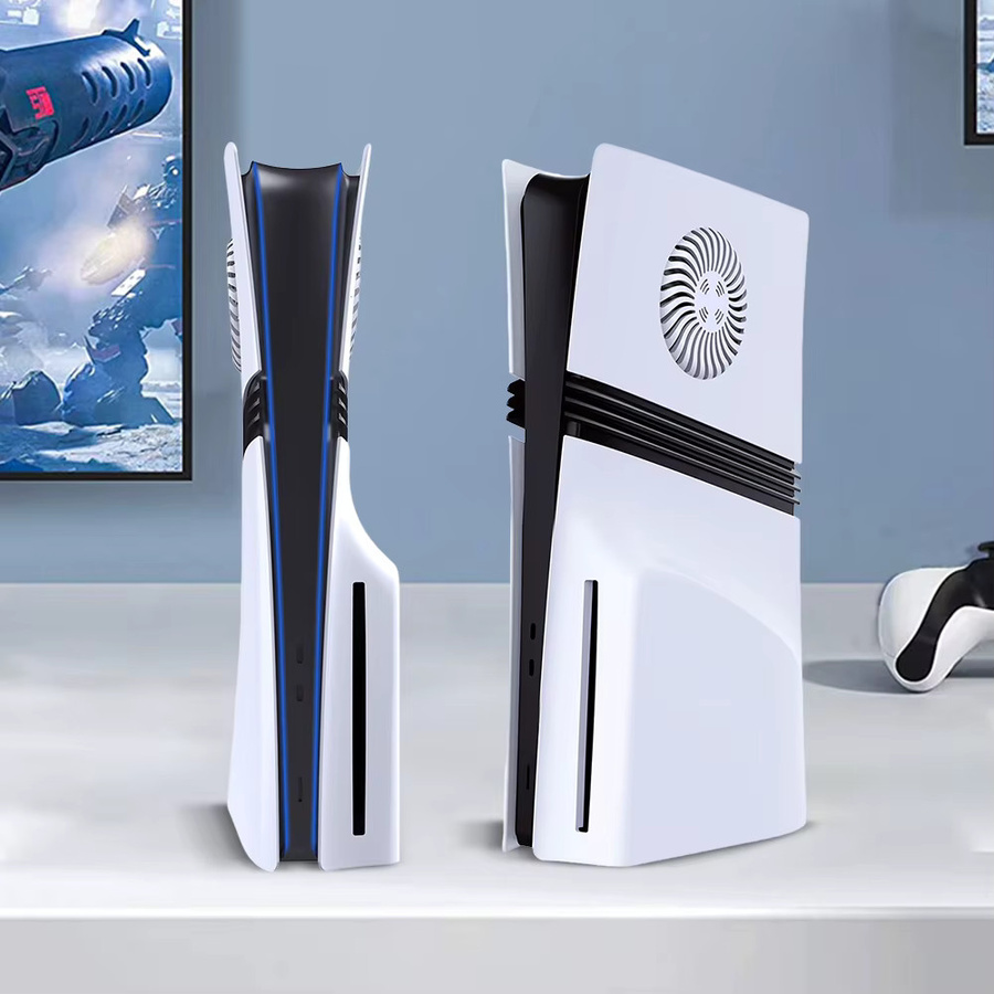 Sony Frontplatte Gehäuseabdeckung aus ABS Hartschale mit Kühlungsöffnung für PlayStation 5 Pro in Weiß - Bild 2