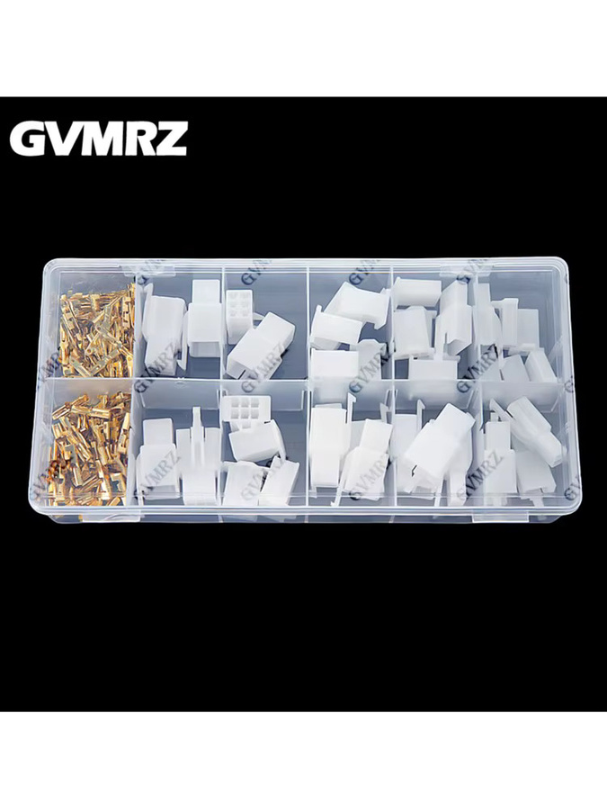 200 Stück Autokabel-Stecker-Set in Weiß mit 2, 3, 4 und 6-poligen Buchsensteckern und Stift-Crimp-Terminals für männliche und weibliche Verbindungen - Bild 4