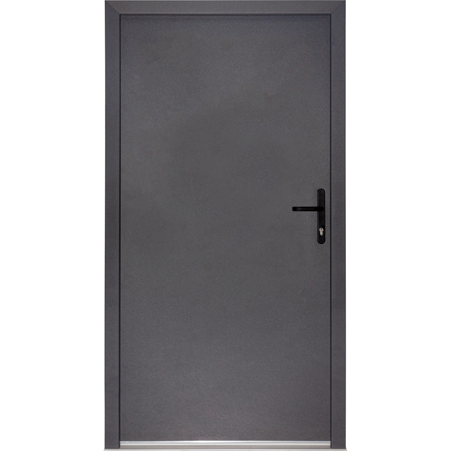 Splendoor Stahl-Nebeneingangstür NS1 Anthrazit, modern, nach innen öffnend, Anschlag Rechts, B: 98 cm, H: 198 cm - Bild 2