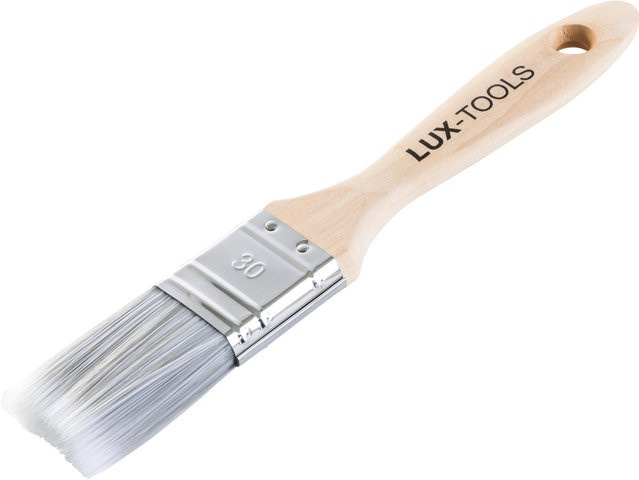 LUX-TOOLS PRO Flachpinsel für Lacke aus Synthetik, Breite: 30 mm - Bild 1