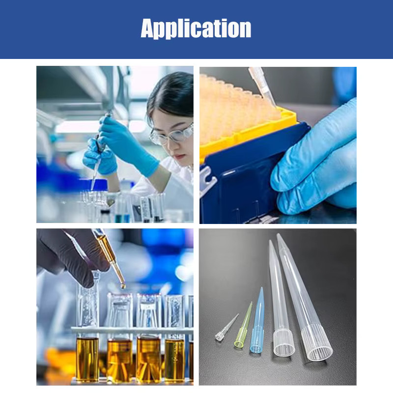 Westtune Laboratory Universal Pipettenspitzen aus Kunststoff, transparent, für 10ul, 200ul, 1ml, 5ml und 10ml - Bild 2