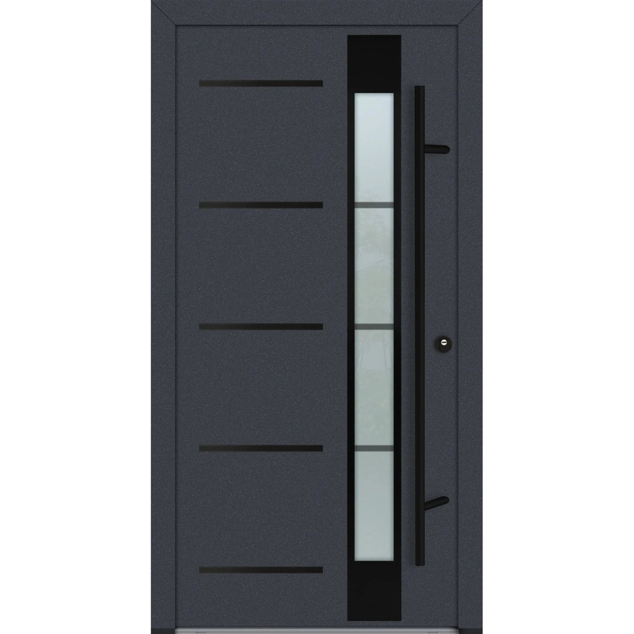 FM Türen Innenbeschläge Set AS68 Modell 65 in Anthrazit, Rechts, B: 100 cm, H: 200 cm - Bild 2