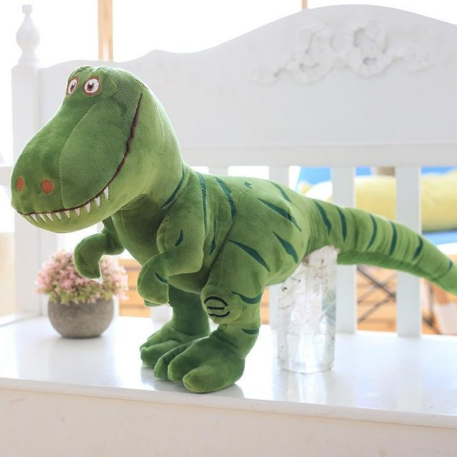 GDzaccly Dinosaurier Plüsch, Tyrannosaurus, Stoffpuppen, Grün, ab 14 Jahre - Bild 1