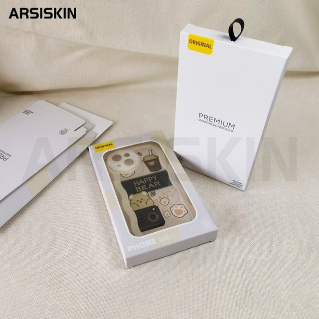 50 Stück Handyhüllen-Verpackungsboxen aus weißem Karton für iPhone 15 16 17 Pro Max und universelle Handycover - Bild 1