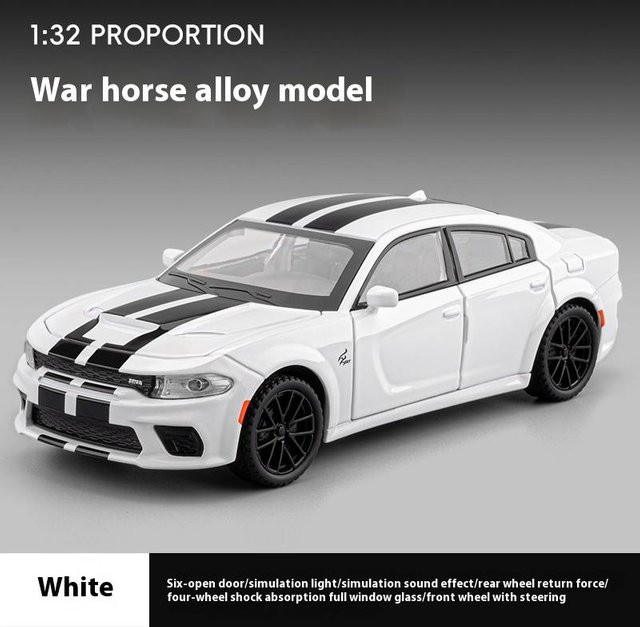 Linyi toy car Kriegspferd Auto Modell, 1:32, mit Sound und Lichtern, ab 14 Jahren - Bild 1