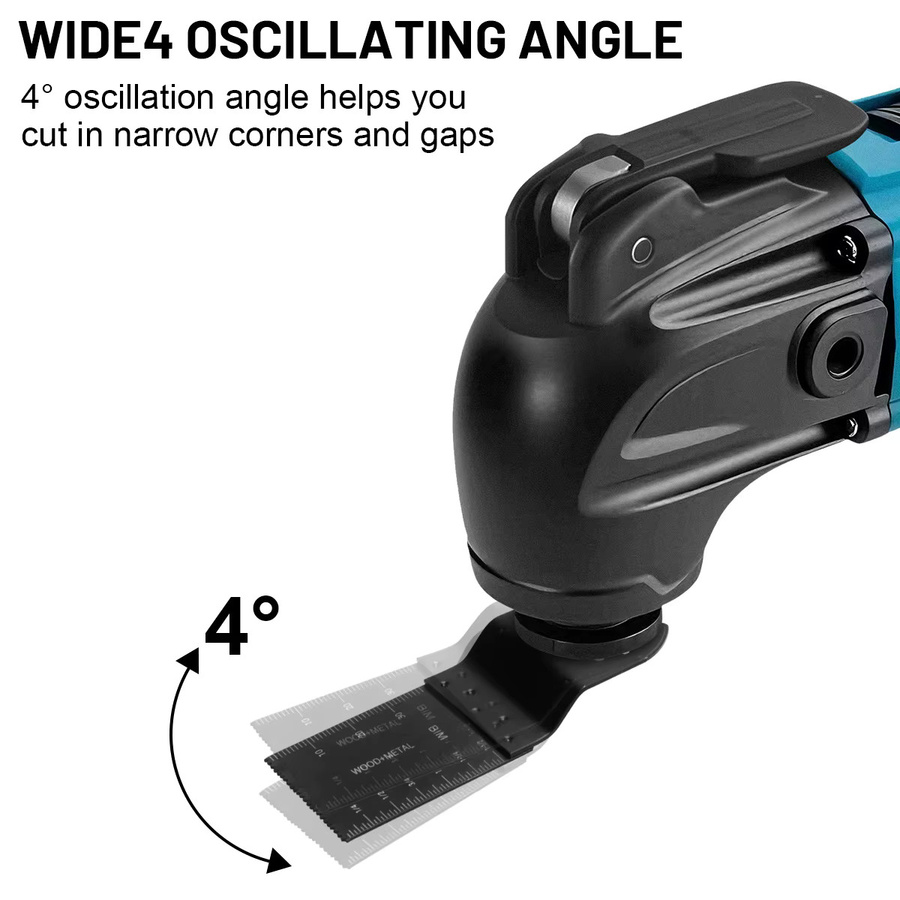 G perfil 20000OPM Bürstenloses oszillierendes Multitool mit 6 Gängen für Makita 18V LXT Akkus - Bild 5