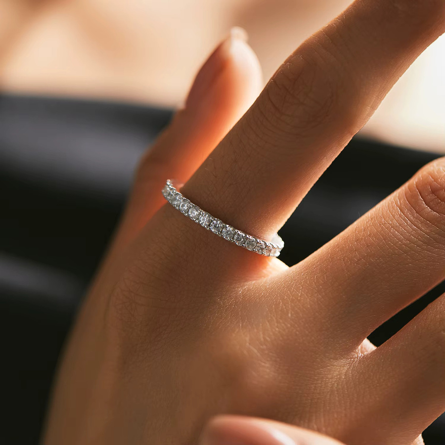 MODIAN Ring, 925 Silber, Moissanit, Damen - Bild 3