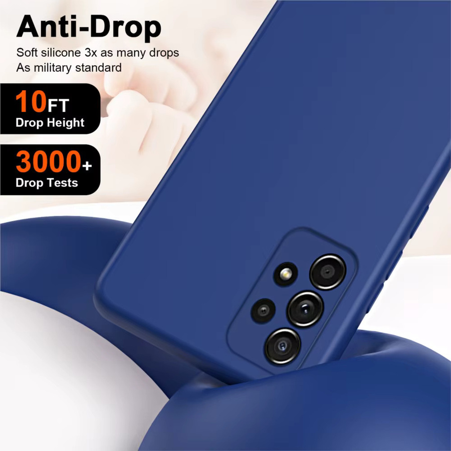 Flüssiges Silikon Soft Case für Samsung Galaxy A-Serie in Rot - Bild 5