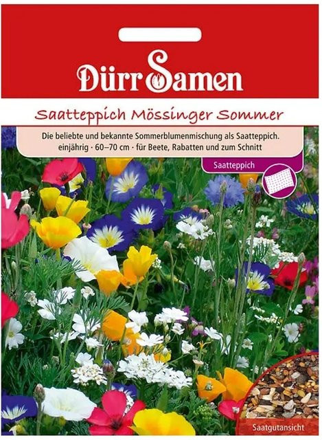 Dürr Samen Saatteppich Mössinger Sommer Saatgut für Beete und Rabatten - Bild 1