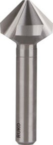 RUKO Kegelsenker DIN 335C 90 Grad aus HSS in Silber, Durchmesser: 12,4 mm - Bild 1