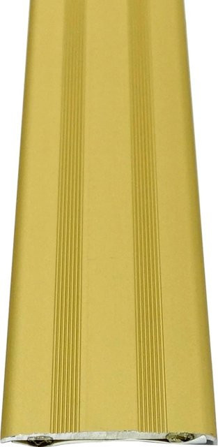 Döllken Home Übergangsprofil mit 2 Rillen aus Aluminium, Farbe Sand, selbstklebend, Breite: 3,5 cm, Höhe: 0,5 cm, Länge: 100 cm - Bild 1