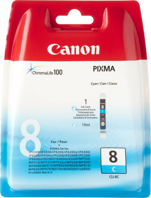 Canon CLI-8C Tintenpatrone Cyan - Bild 1