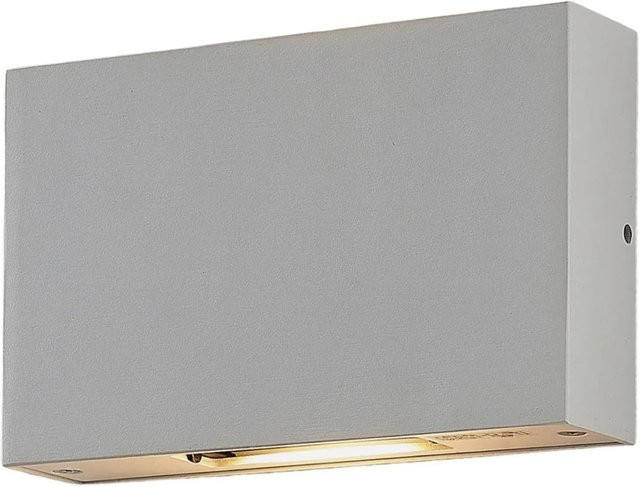Lucande LED Außenwandleuchte Katla in Weiß aus Aluminium mit Up-Down-Lichtfunktion und IP54 Spritzwasserschutz - Bild 1