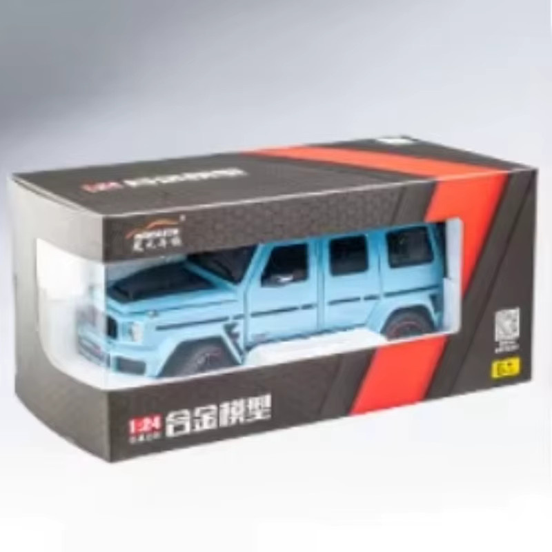 WELLY Brabus G800 Diecast Auto Modell, Maßstab 1:24, Metall, Rot, mit Licht und Sound - Bild 4