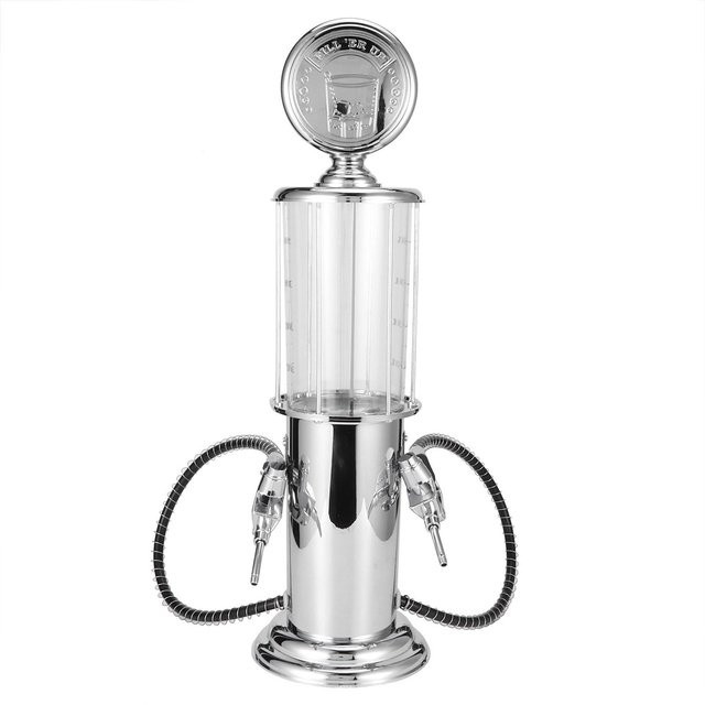 CosyHome Bierzapfanlage mit 2 Sprühköpfen und Pourer aus Edelstahl in Weiß und Silber - Bild 1