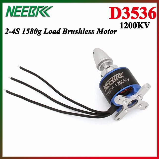 NEEBRC 3536 1200KV Bürstenloser Motor, Metall, Blau - Bild 1