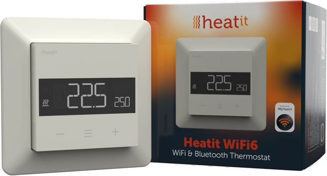 Heatit WiFi6 Thermostat in Weiß RAL 9010 mit WiFi und Bluetooth - Bild 1