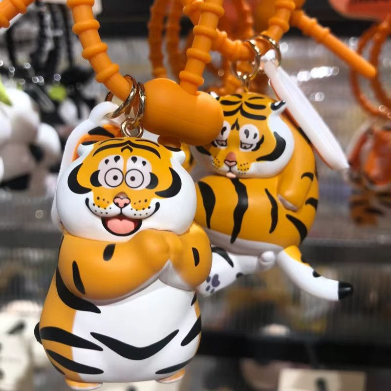 52toys Not Fat Tiger Serie Exquisiter Schlüsselanhänger Tiger Ornament als Auto Dekoration und Sammlerstück - Bild 5