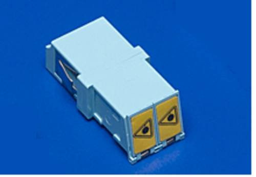 Molex LWL-Adapter 106127-0410 Bulk in Weiß und Beige - Bild 1