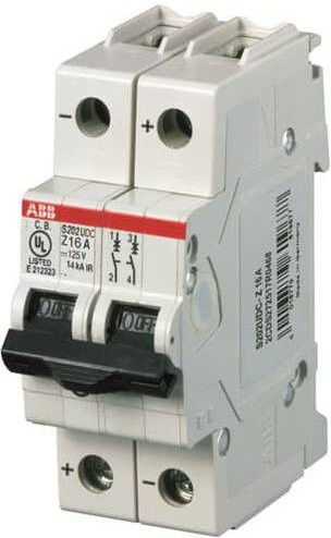 ABB S202UDC-Z4 Leitungsschutzschalter 2-polig grau 2CDS272517R0338 - Bild 1