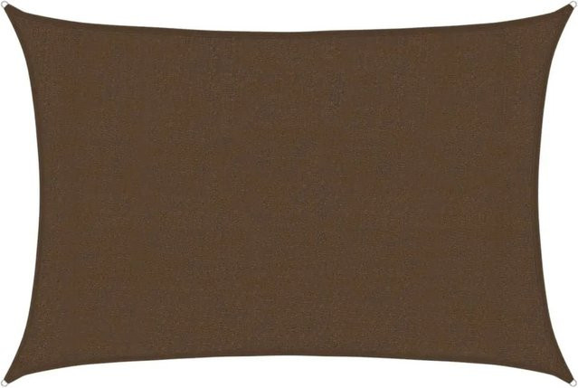 vidaXL Sonnensegel aus HDPE in Braun, Rechteckig, B/T: 400 x 300 cm - Bild 1