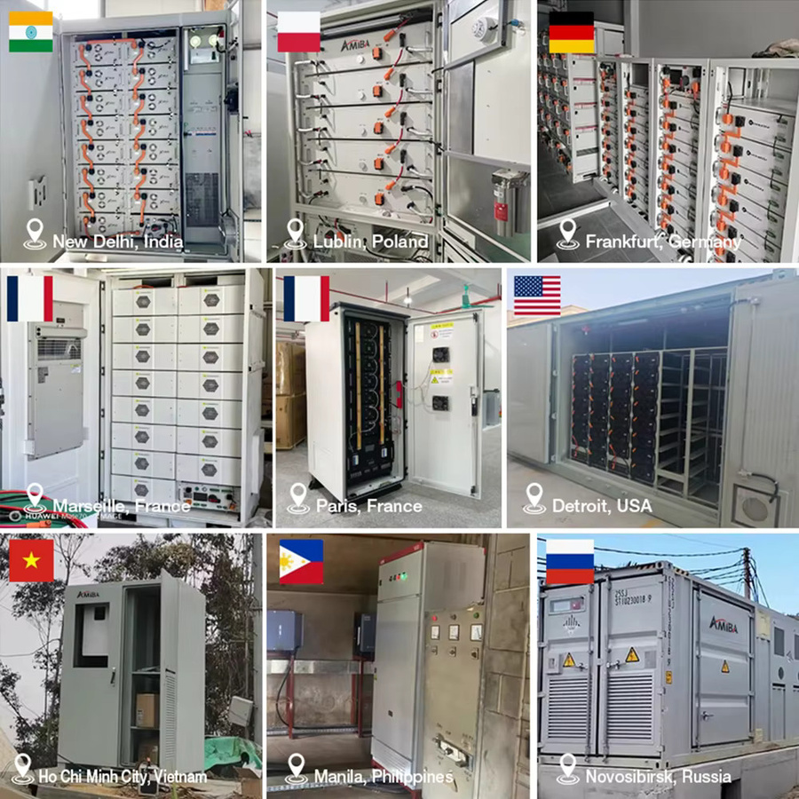 Industrielles Solarsystem mit 50kWh LiFePo4 Lithium-Batterie und Wechselrichter in Schwarz oder Weiß - Bild 3
