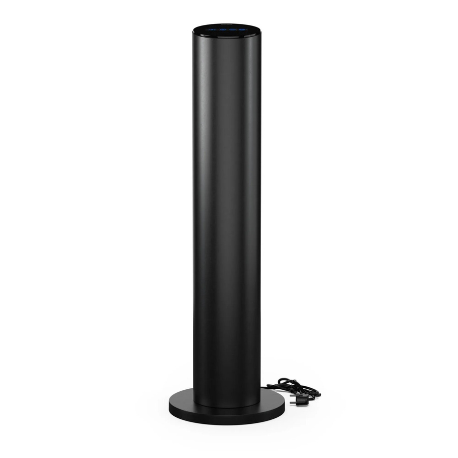 Blumfeldt SmartFlow Tower Infrarotheizstrahler 700 W mit WLAN-Steuerung und 360° Wärmeabgabe in Schwarz - Bild 2