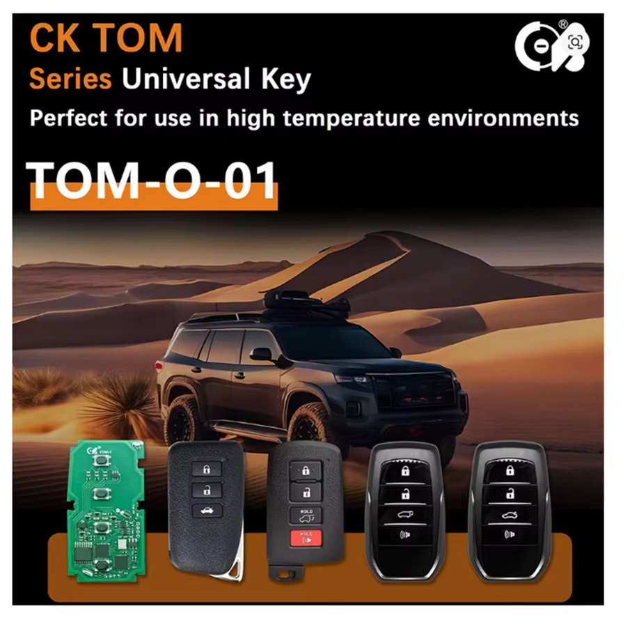 CK TOM Universalschlüssel TOM-O-01 Smart PCB Fernbedienungsplatine für Toyota RAV4 Hilux Land Cruiser und Lexus RX350, Farbe: Grün, unterstützt 8A/4D - Bild 5