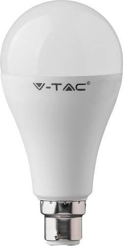 V-TAC LED Leuchtmittel B22 15W mit 100W Lichtleistung, Farbe Weiß, A60 Formfaktor - Bild 1