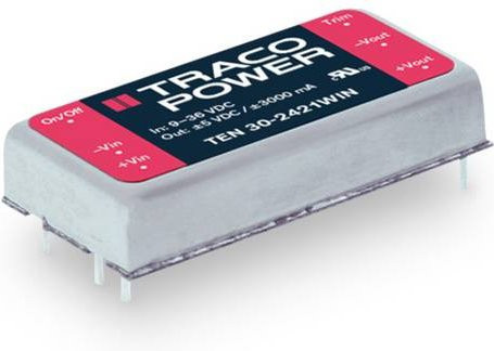 TracoPower TEN 30-4813WIN DC/DC-Wandler Print 48 V/DC auf 15 V/DC 2A 30W in Silber - Bild 1