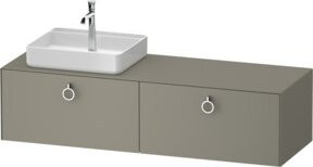 Duravit Waschtischunterschrank White Tulip in White, Breite: 160 cm, Tiefe: 55 cm, Höhe: 40,8 cm - Bild 1