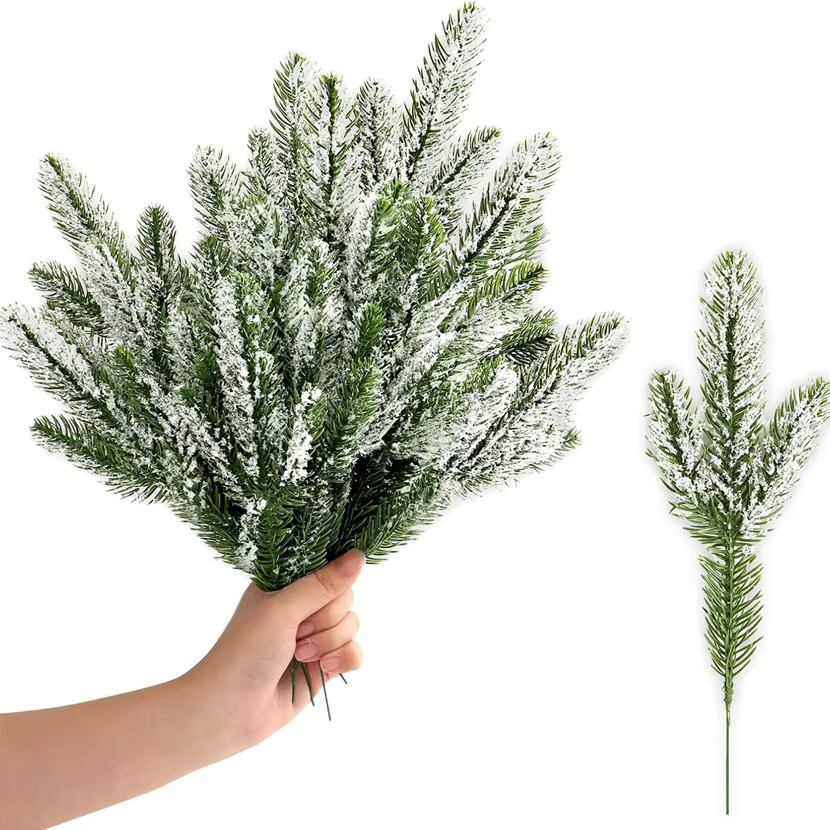 Künstliche Kiefernzweige in Grün für die Dekoration von Haus, Garten und Tisch bei Hochzeiten, Partys oder Weihnachten - Bild 3