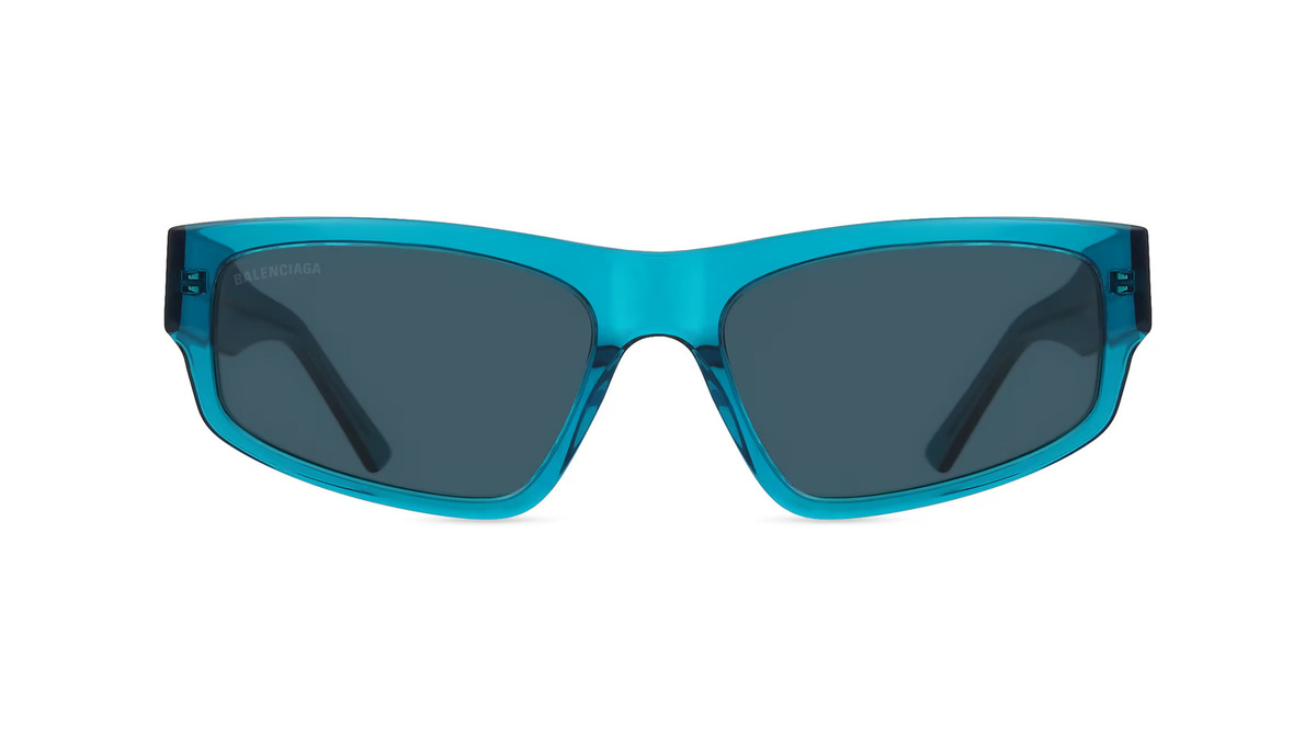 Balenciaga BB0305S Sonnenbrille, Vollrand, Quadratisch, Acetat, Unisex, blau - Bild 1