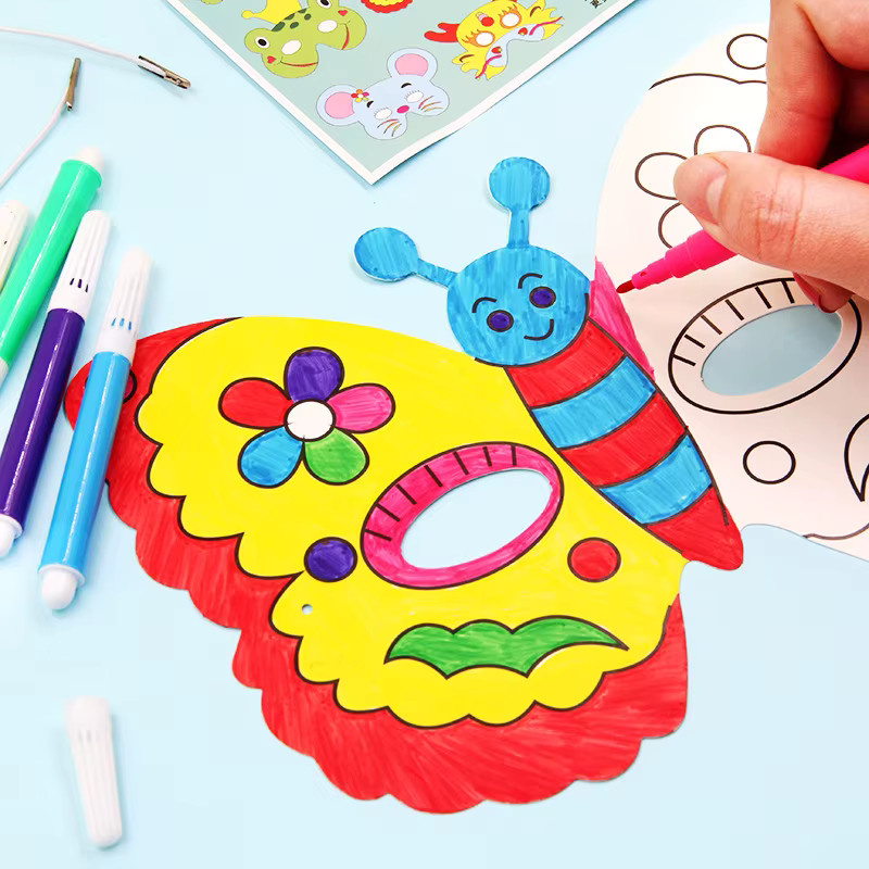 Meade DIY Kinder Farbe Cartoon Tiermalerei, 8-teiliges Set, Bunt / Mehrfarbig - Bild 2