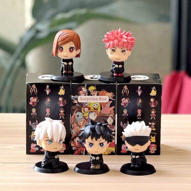Bandai Jujutsu Kaisen Figuren, 5-teiliges Set, Kunststoff, Bunt / Mehrfarbig - Bild 1