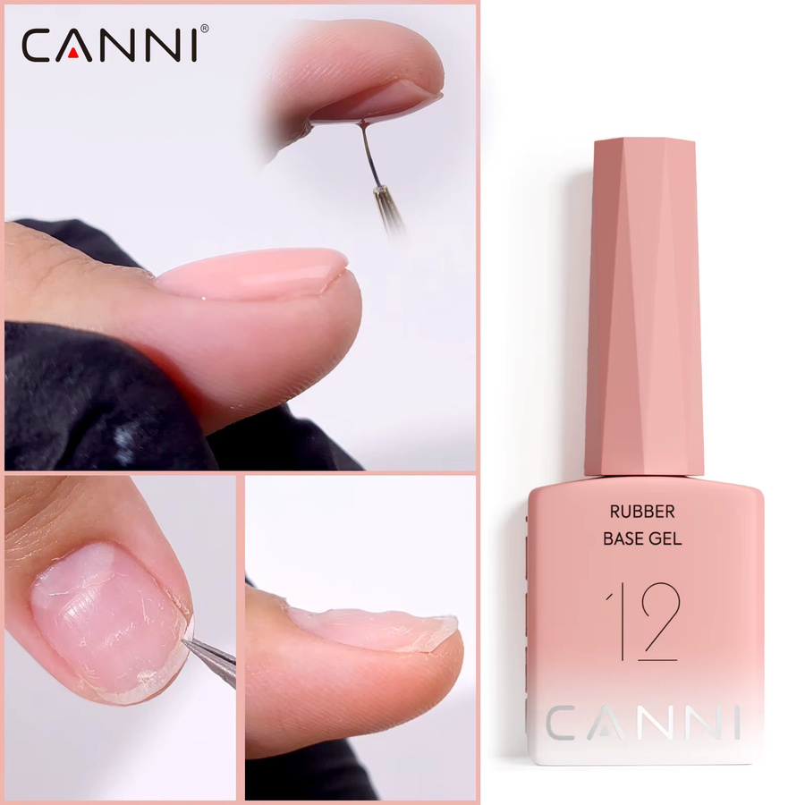 CANNI Nagelgelpoliermittel Jelly Pink, 9 ml, Semi Transparent - Bild 2