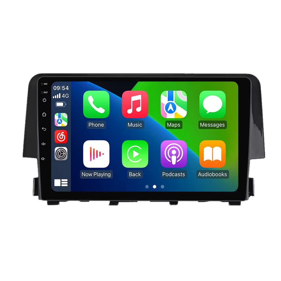 MEKEDE Android Auto und Wireless CarPlay Multimedia Radio für Honda Civic 10. Generation 2016-2021 in Schwarz mit WiFi und Bluetooth - Bild 6