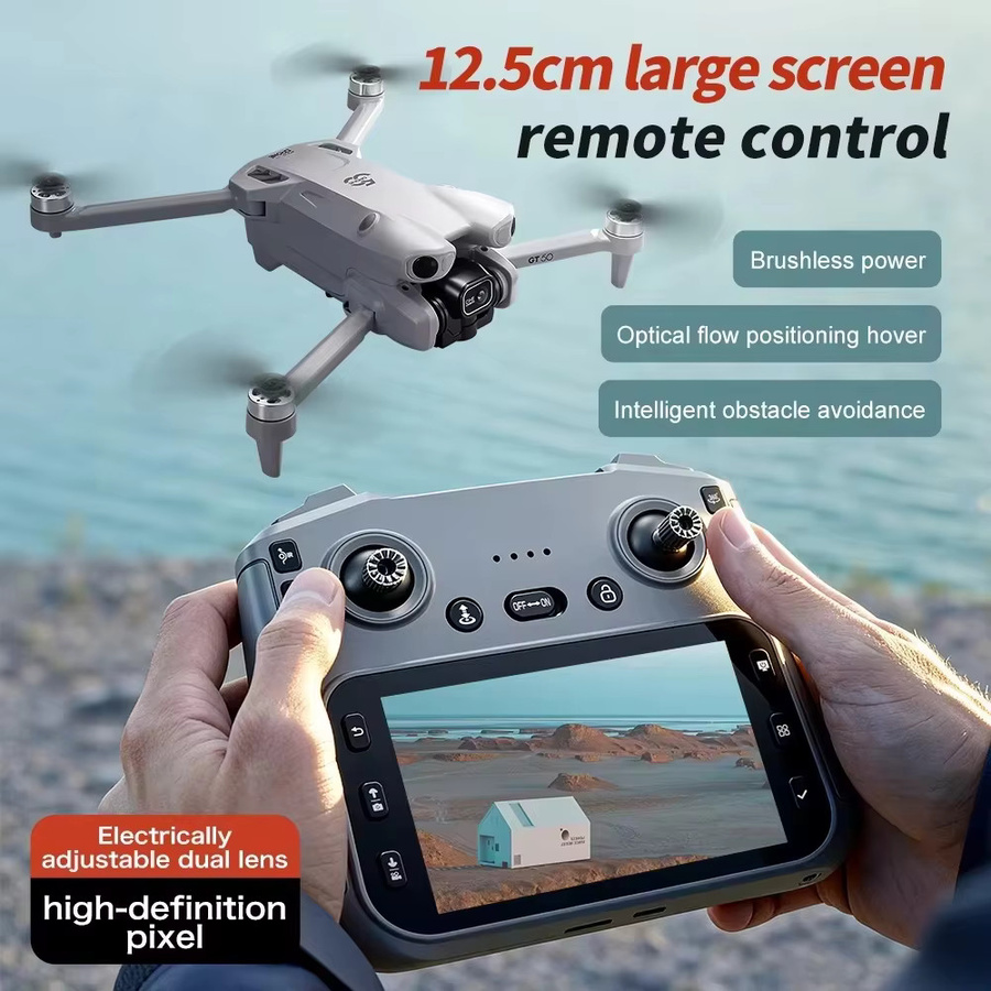 BOALZETD 2026GT50 GPS Drohne 8K Professionelle FPV Quadcopter mit Laser Hindernisvermeidung in Grau - Bild 3