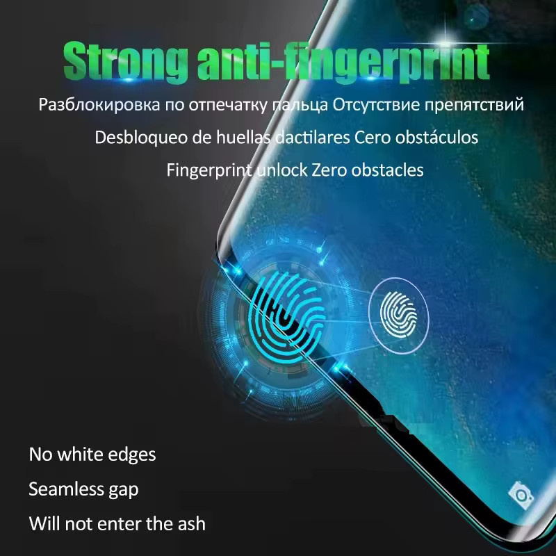 3 Stück Full Cover Hydrogel Displayschutzfolien für Huawei Nova 9, Nova 8 und Nova 8i, transparent - Bild 4