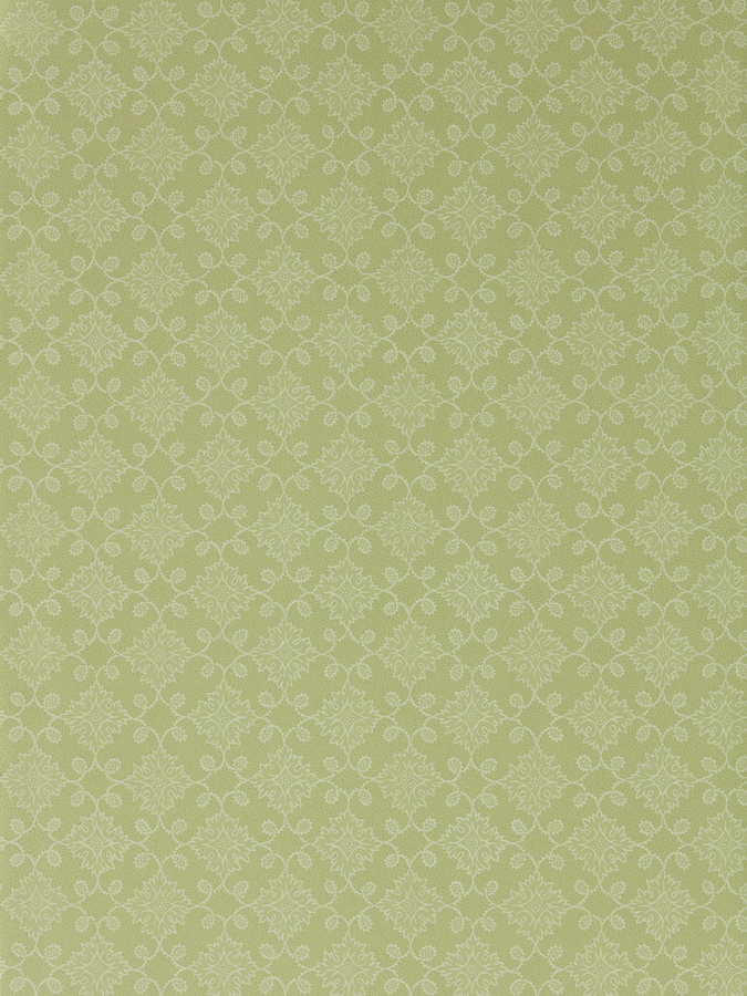 Zoffany Tapete Floral Tracery in Fennel Green mit botanischem Design - Bild 1