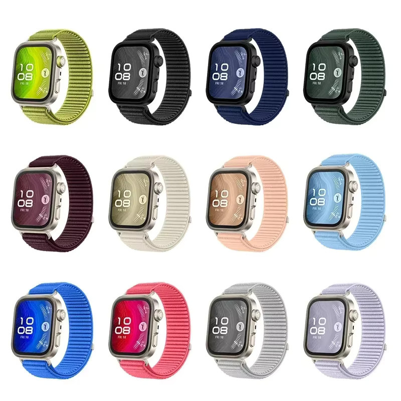 Uhrenarmband Nylon, geflochtenes Schlaufenarmband, Huawei Watch Fit 4 3 Pro, Unisex - Bild 3