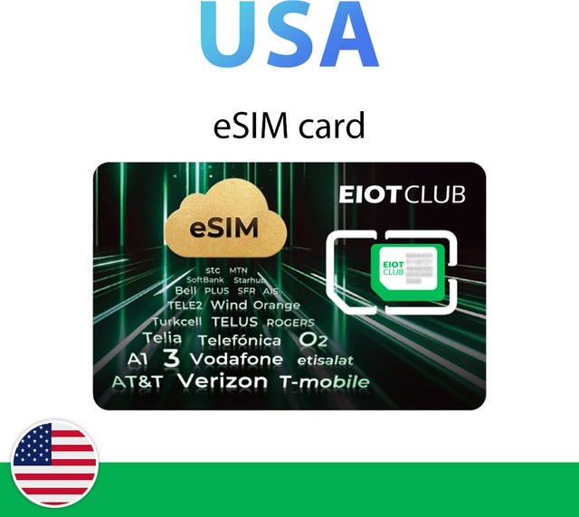 EIOTCLUB eSIM-Karte für Android und iOS mit unbegrenzten Downloads für Reisen und Business - Bild 1