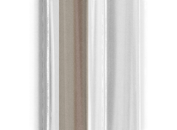 Jannelli & Volpi Mural Balmoral Neutral Panel 2 Wandgestaltung in Beige mit abstraktem Streifenmuster aus Vinyl